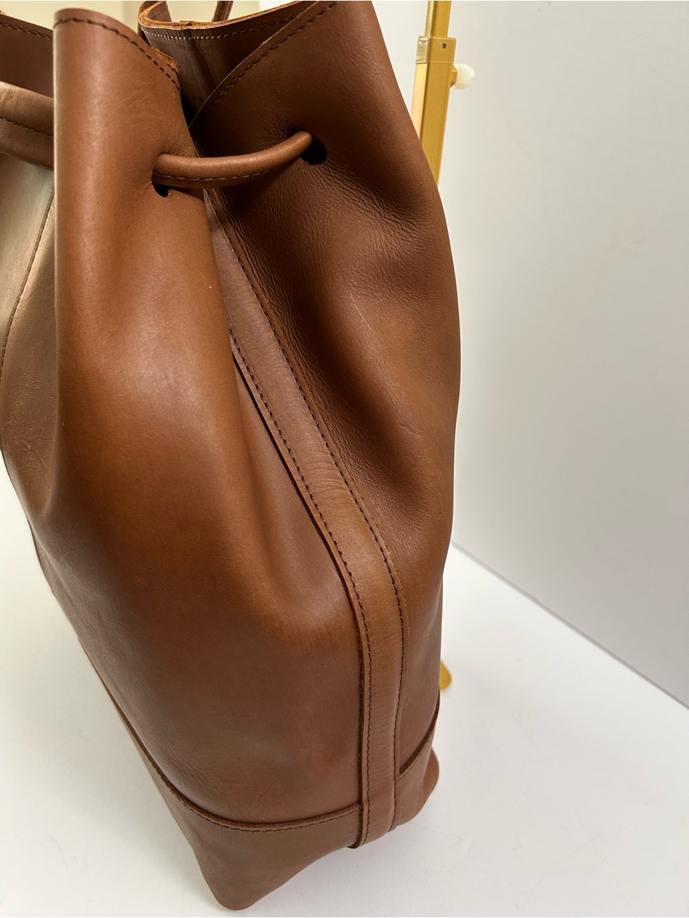ABLE April Leather convertible backpack bag - Picture 5 of 13